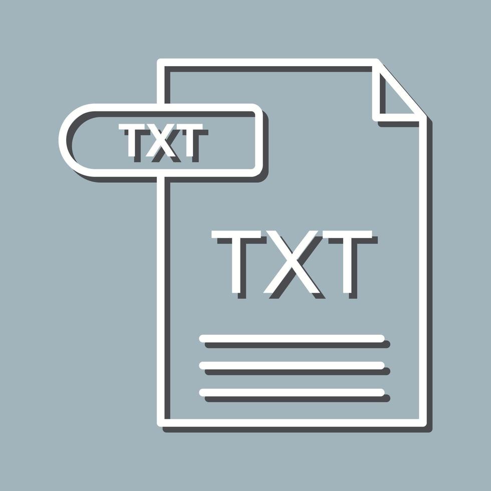 TXT Vector Icon