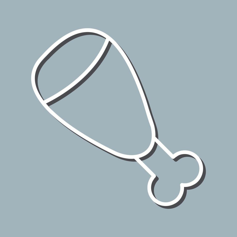Cooked Ham Vector Icon