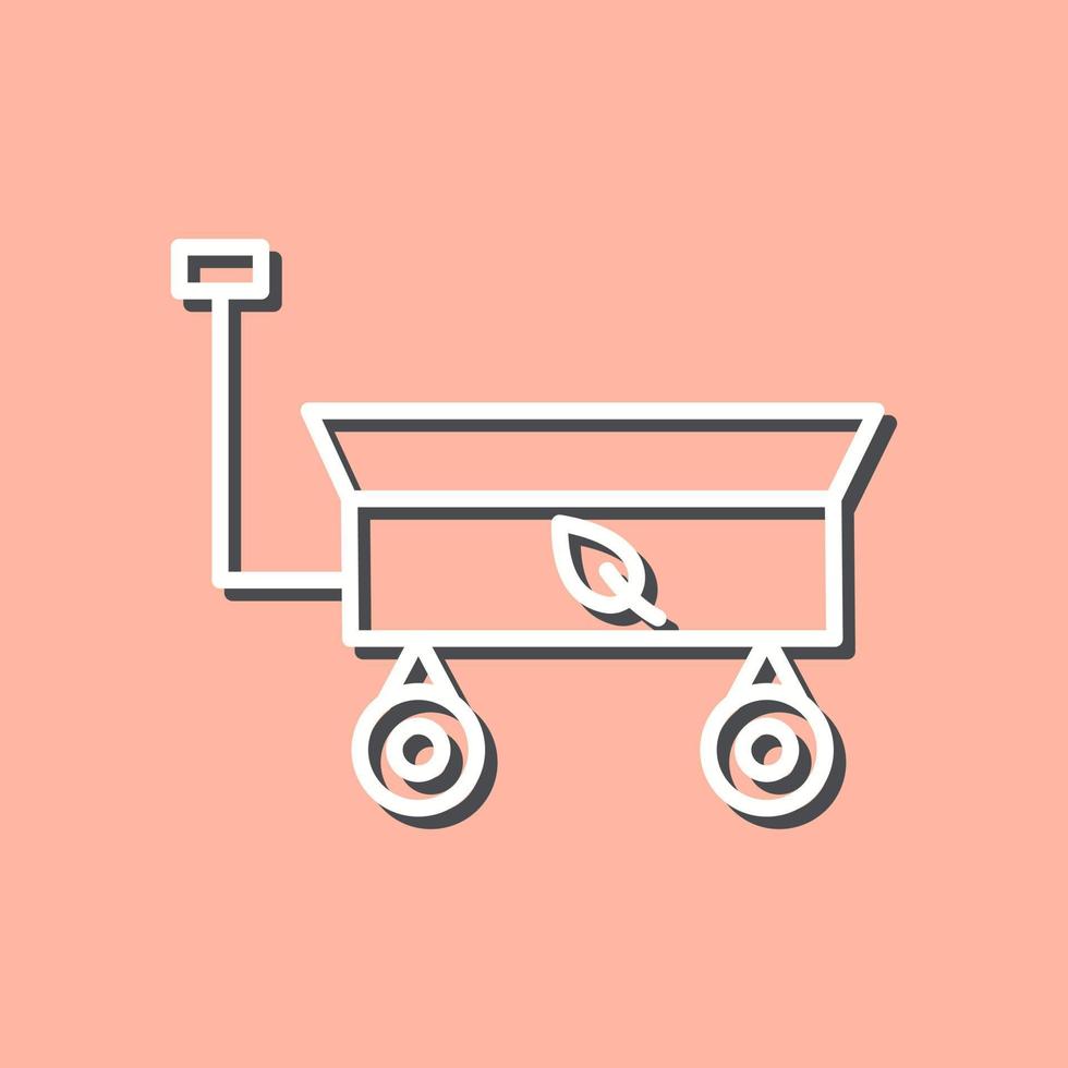 Garden Cart Vector Icon