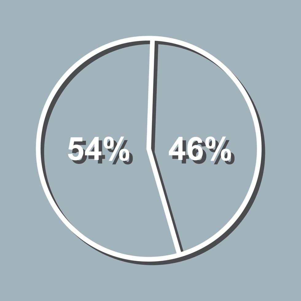 icono de vector de estadísticas de candidatos