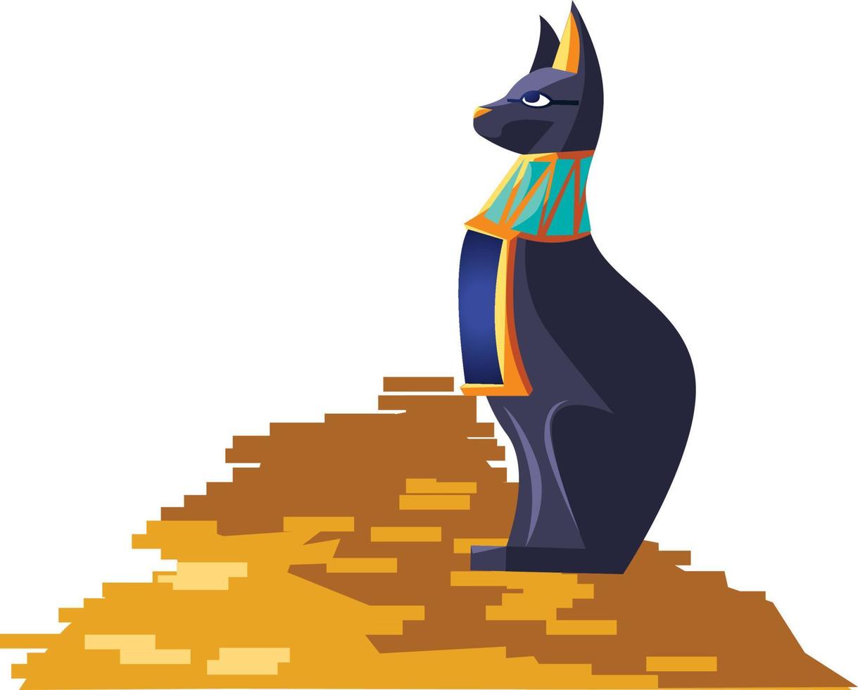 conjunto de dibujos animados de vector de antiguo egipto