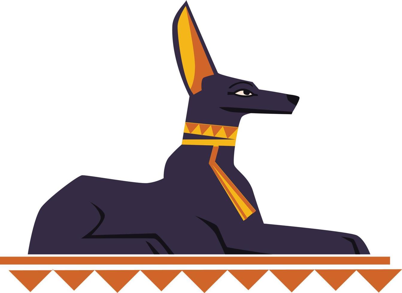 Ancient Egypt vector cartoon set