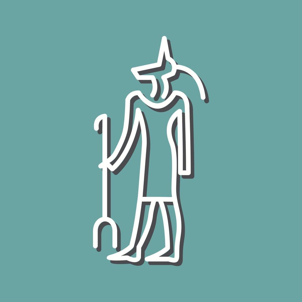 Egyptian god Vector Icon