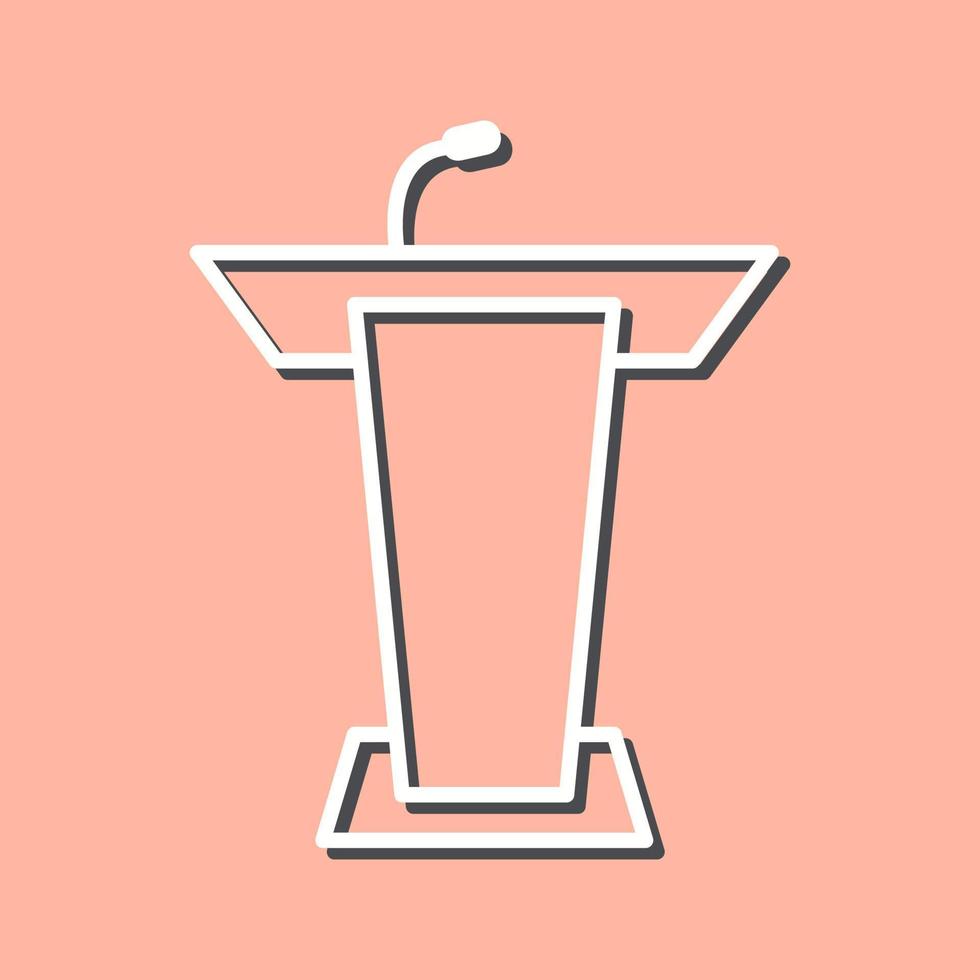 Podium Vector Icon