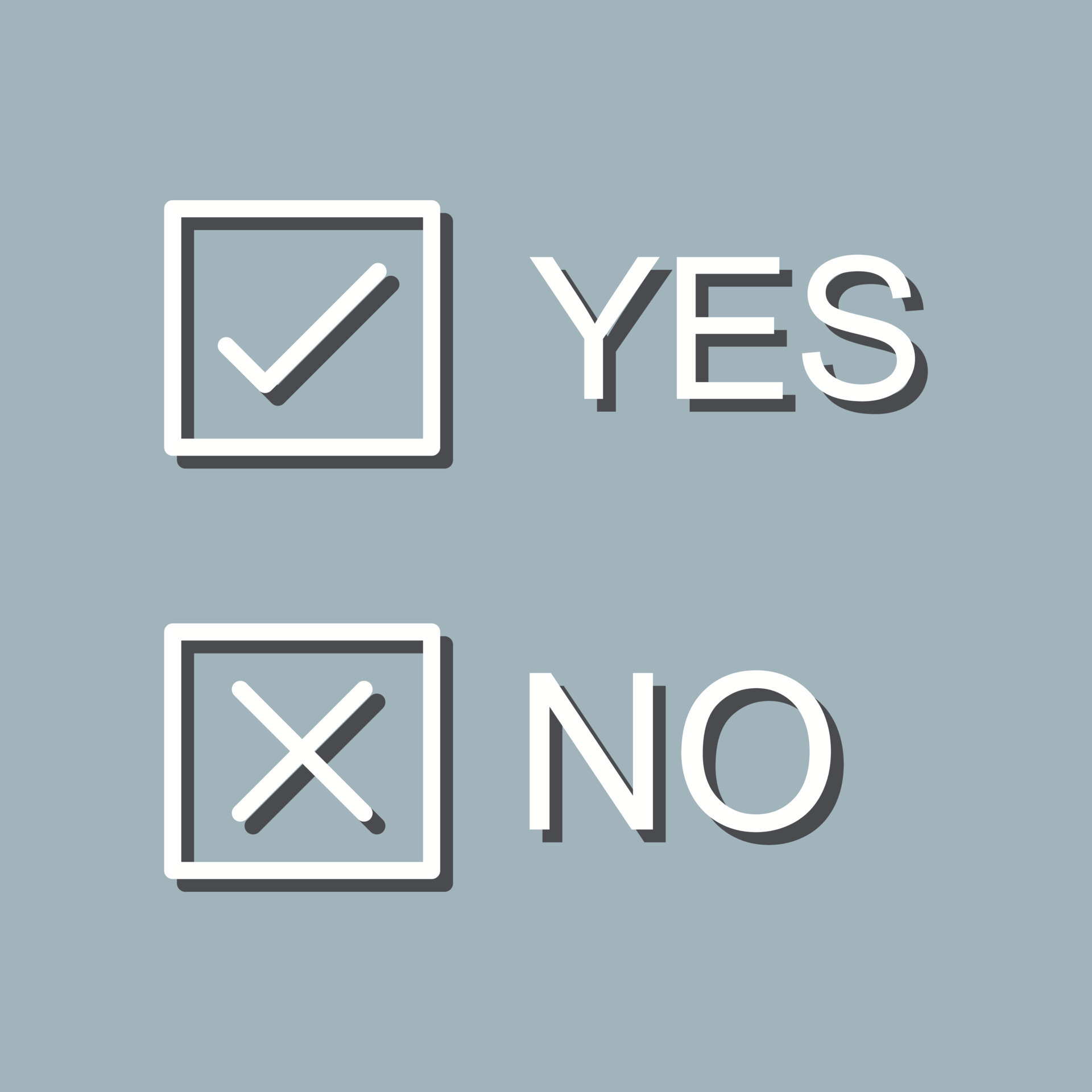 Yes No Option Vector Icon 20237533 Vector Art at Vecteezy