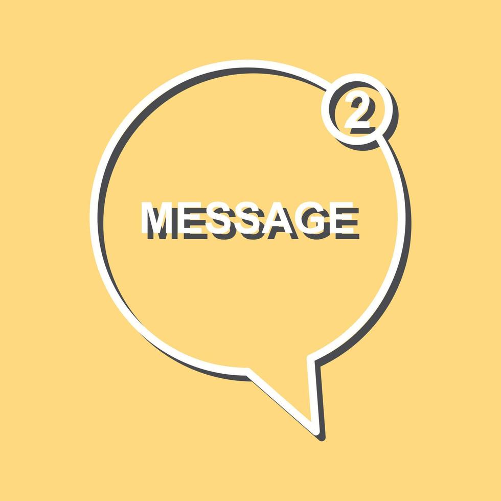 Message Bubbles Vector Icon