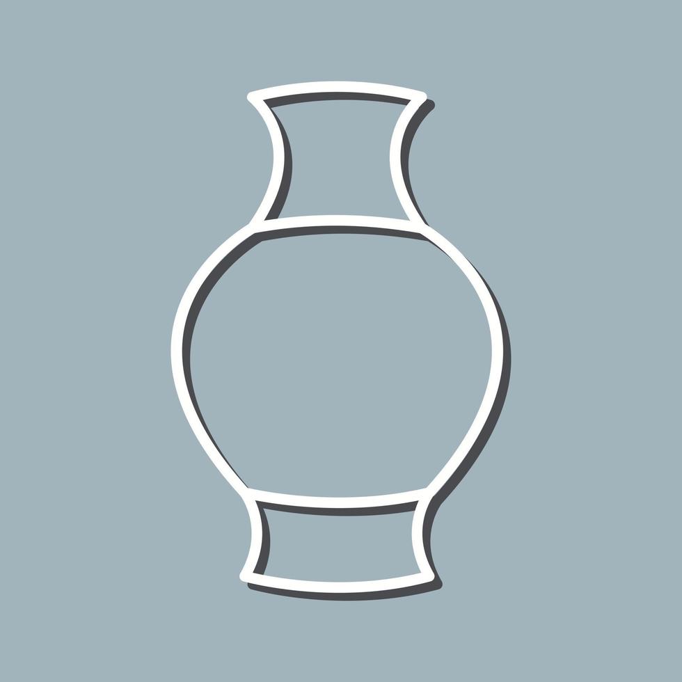 Antique Jar Vector Icon