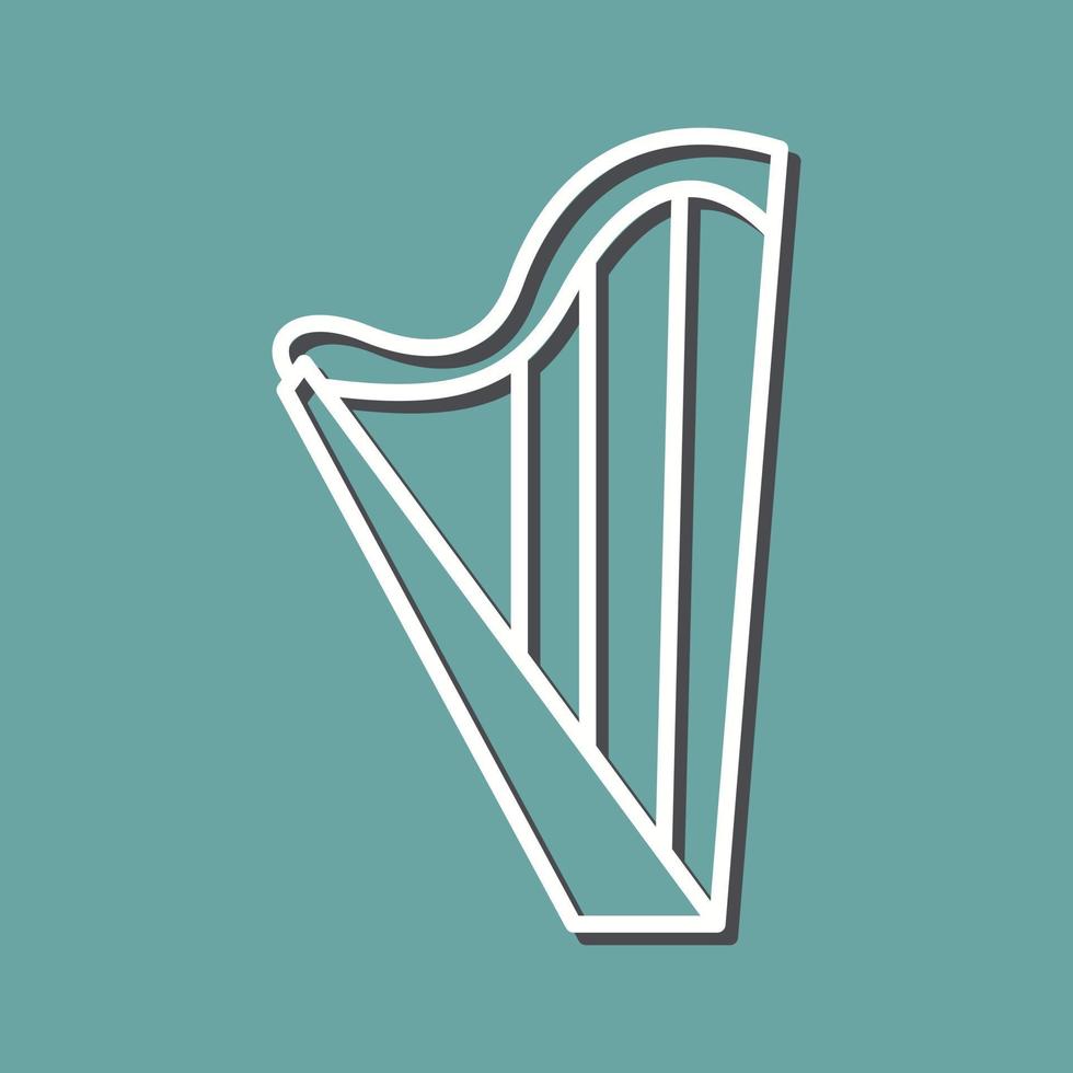 Harp Vector Icon