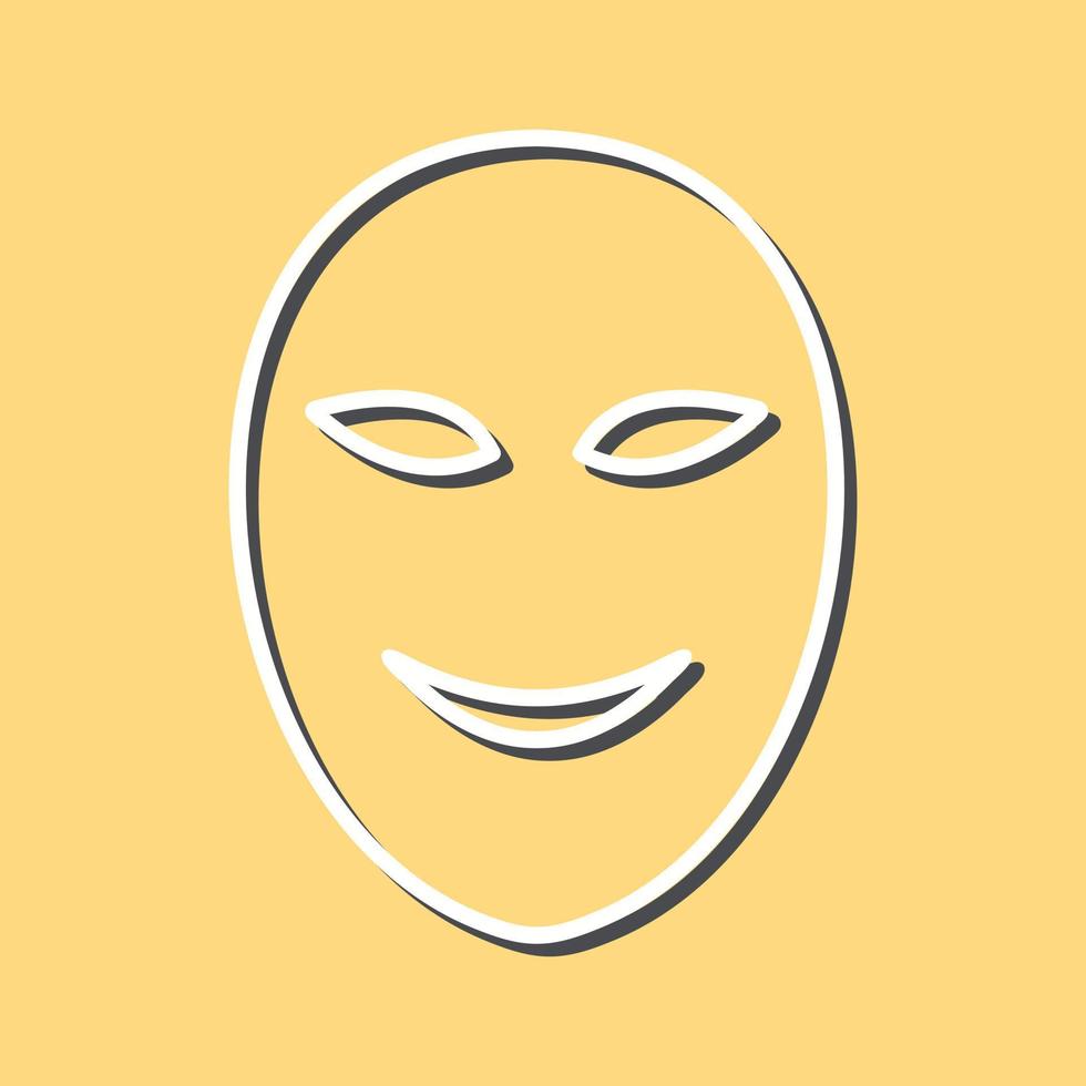 Ancient Face Mask Vector Icon