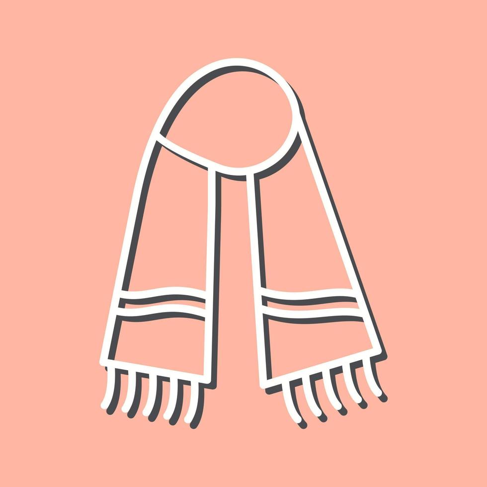 Warm Scarf Vector Icon