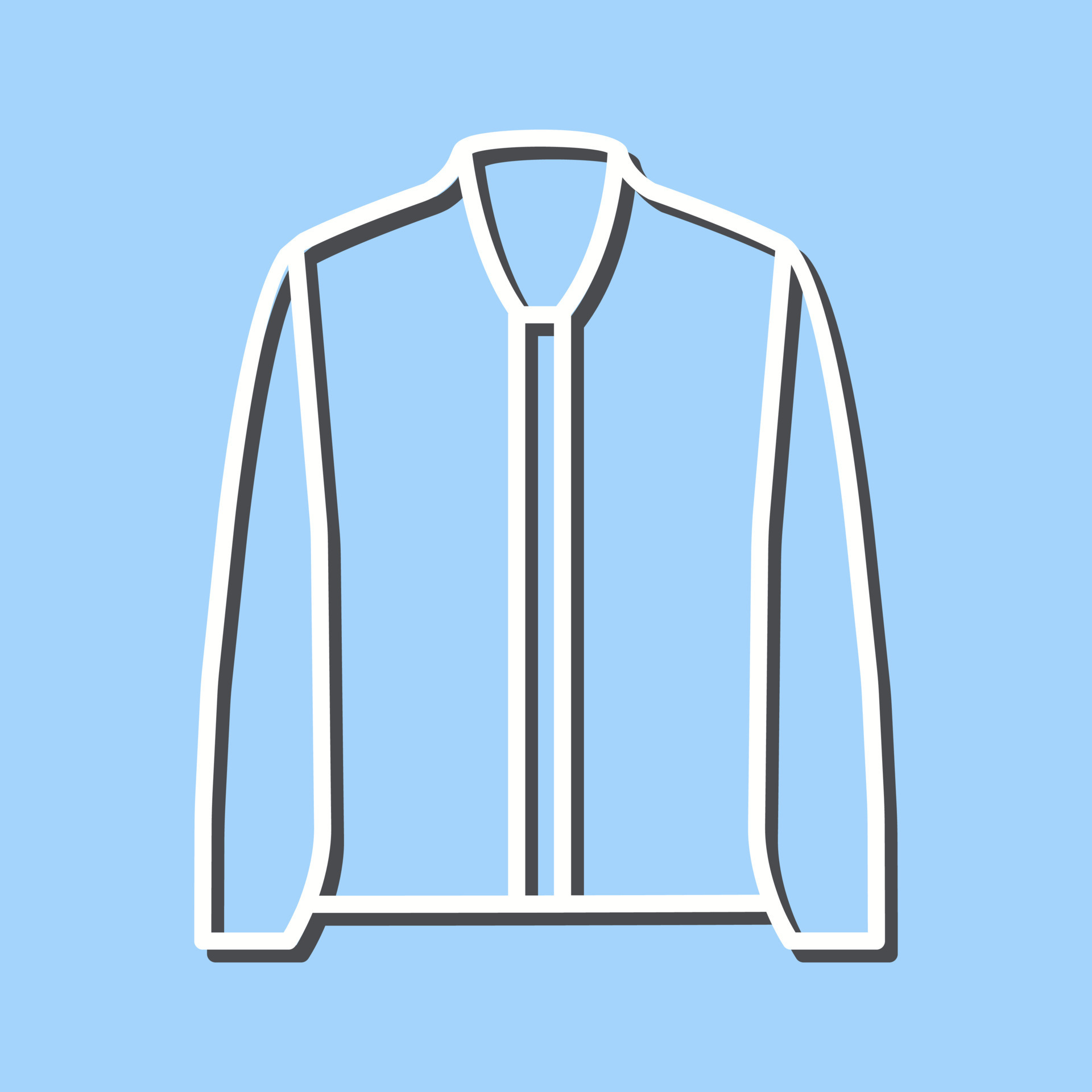 Jacket Vector Icon 20237684 Vector Art at Vecteezy