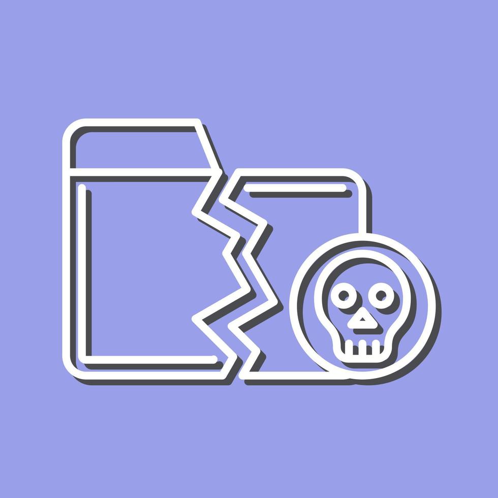 Infected Files Vector Icon