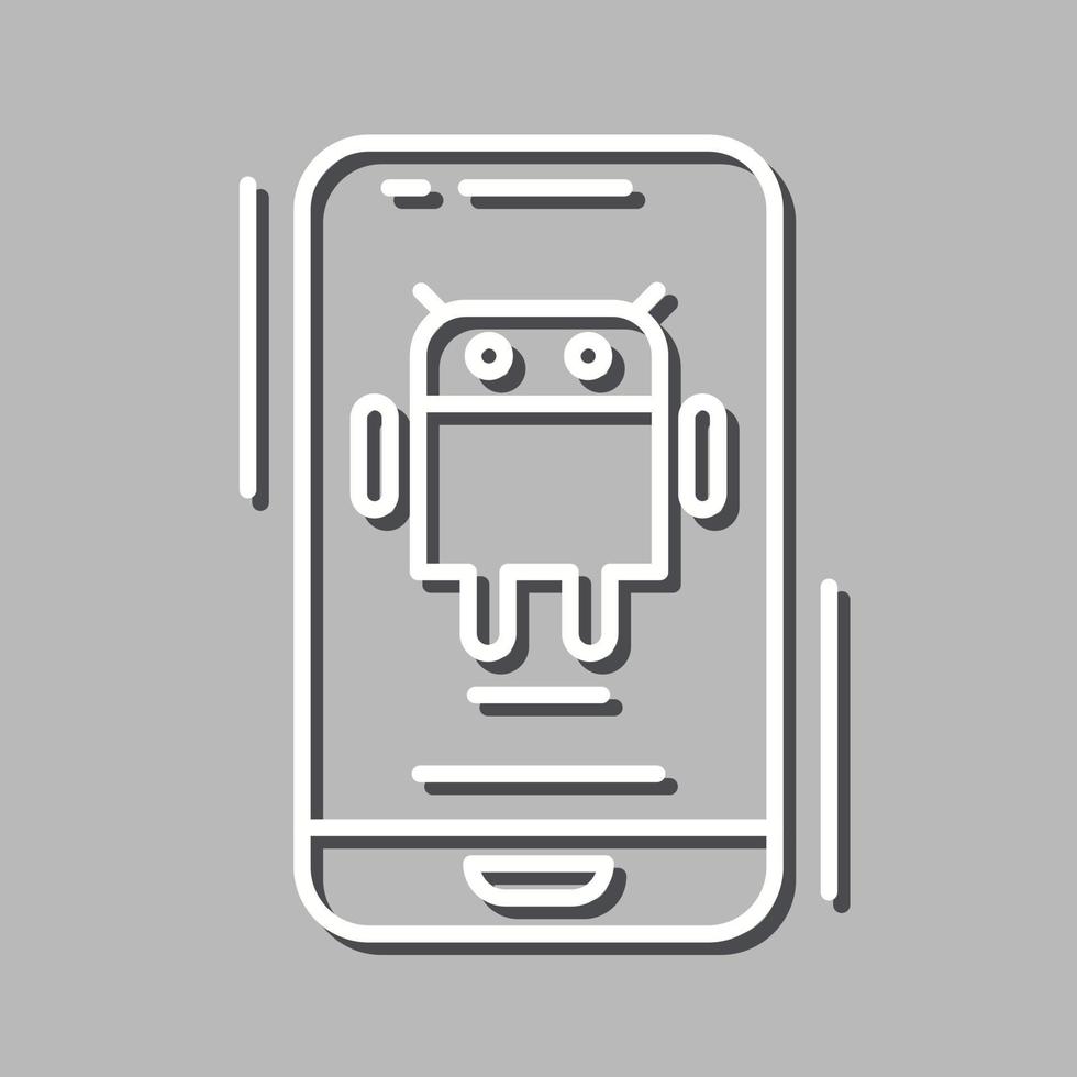 icono de vector de Android