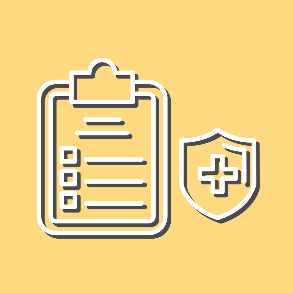 Medical Insurance Vector Icon