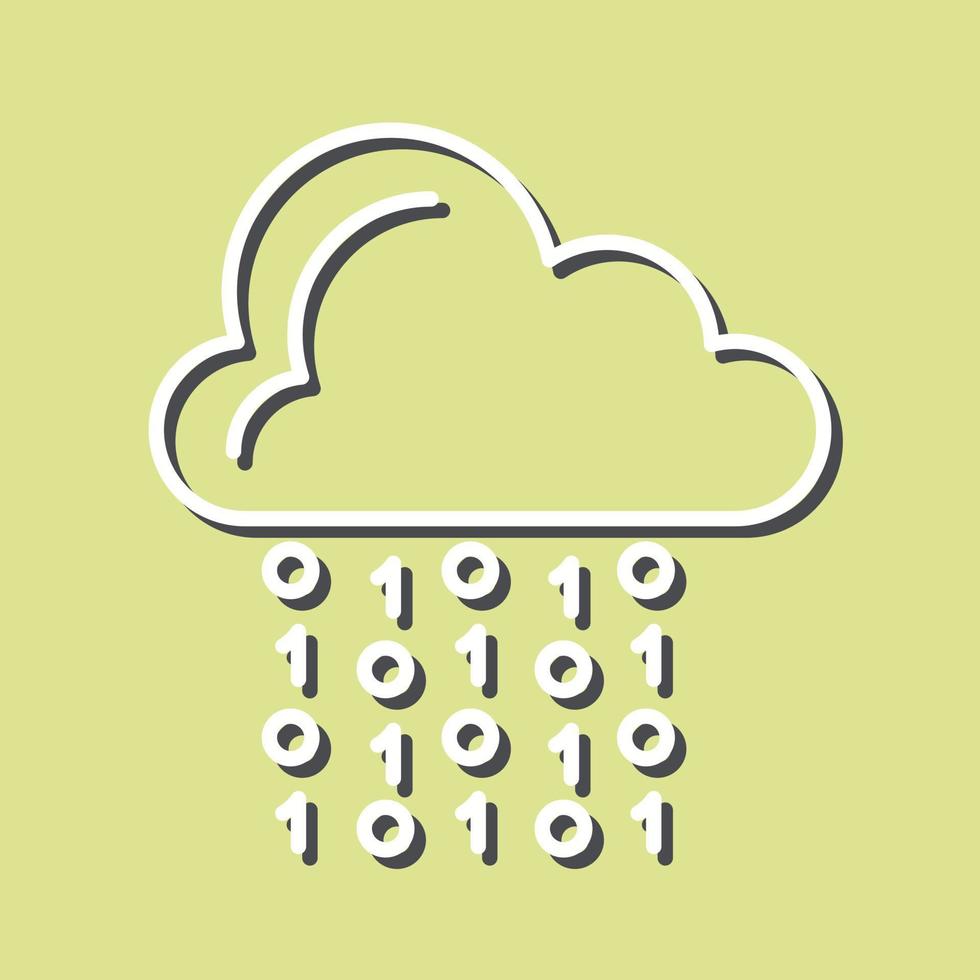 Cloud Coding Vector Icon