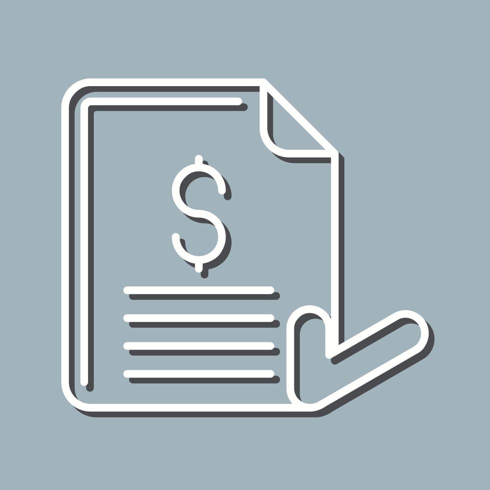 Invoice Vector Icon
