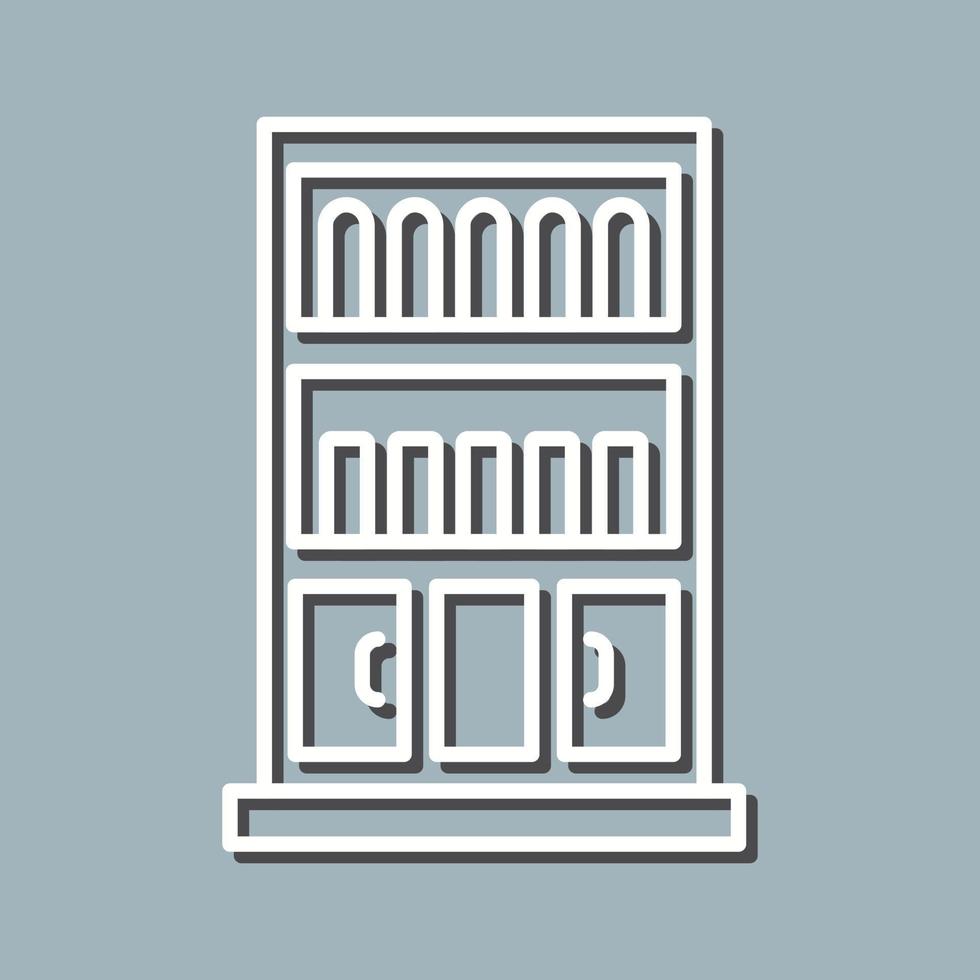 Book Shelf Vector Icon