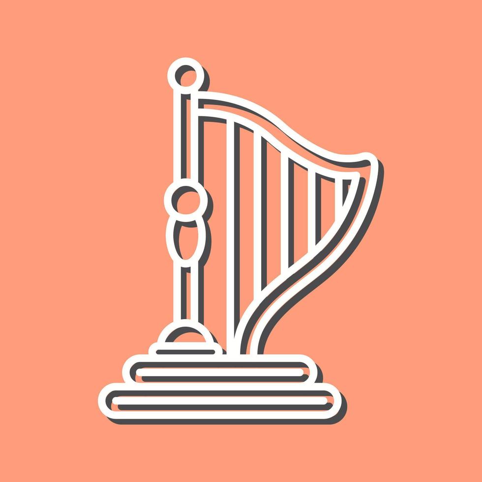 Harp Vector Icon