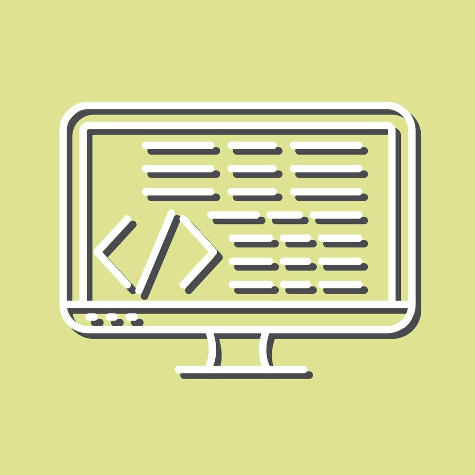 Coding Vector Icon