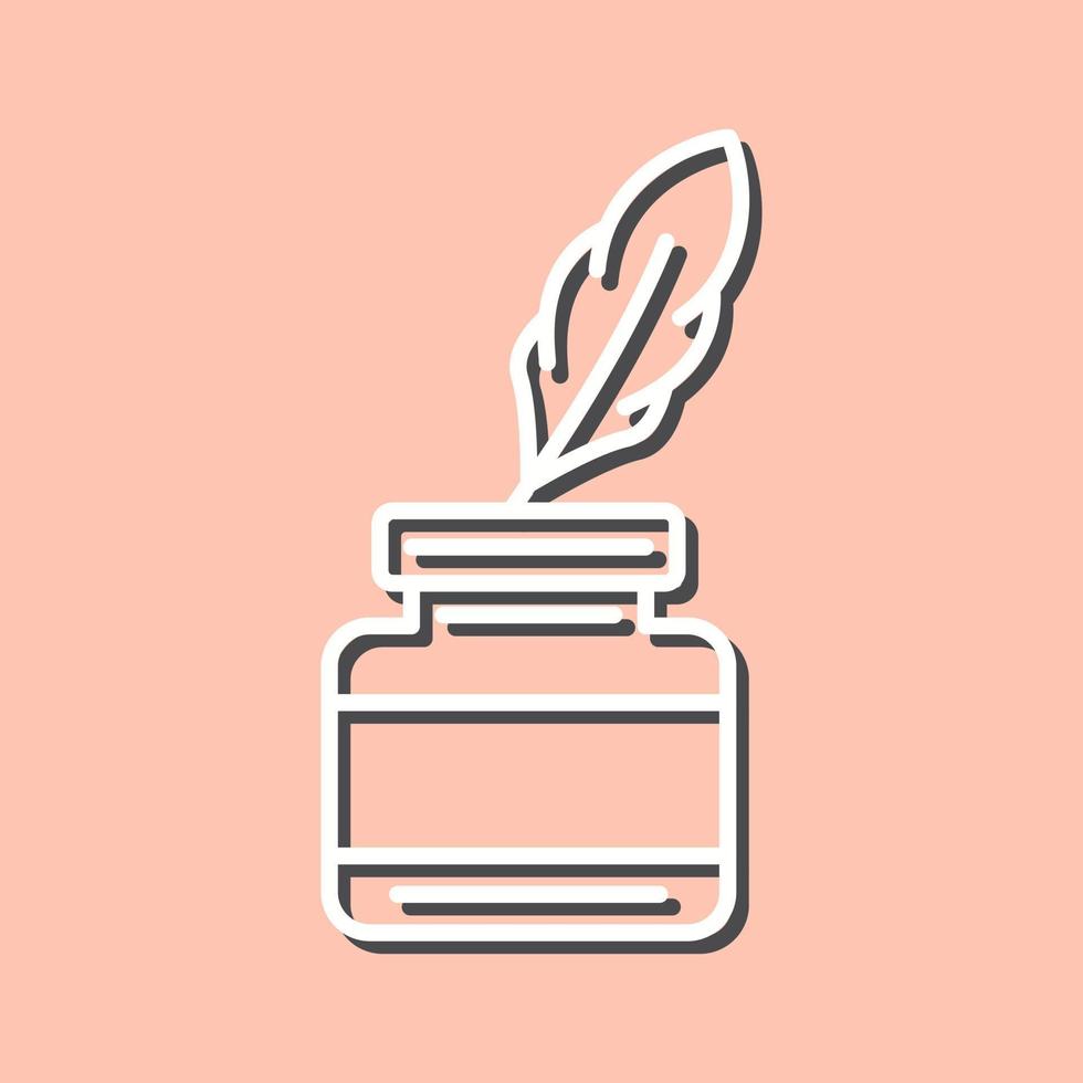 Inkwell Vector Icon