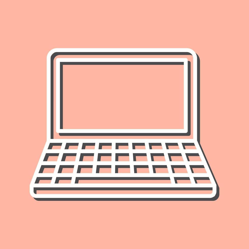 icono de vector de laptop