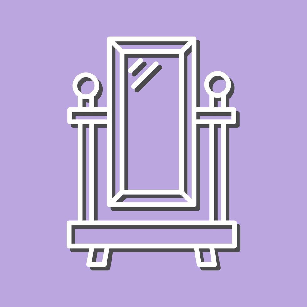 Floor Mirror Vector Icon
