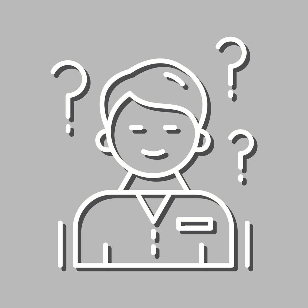 Confuse Vector Icon