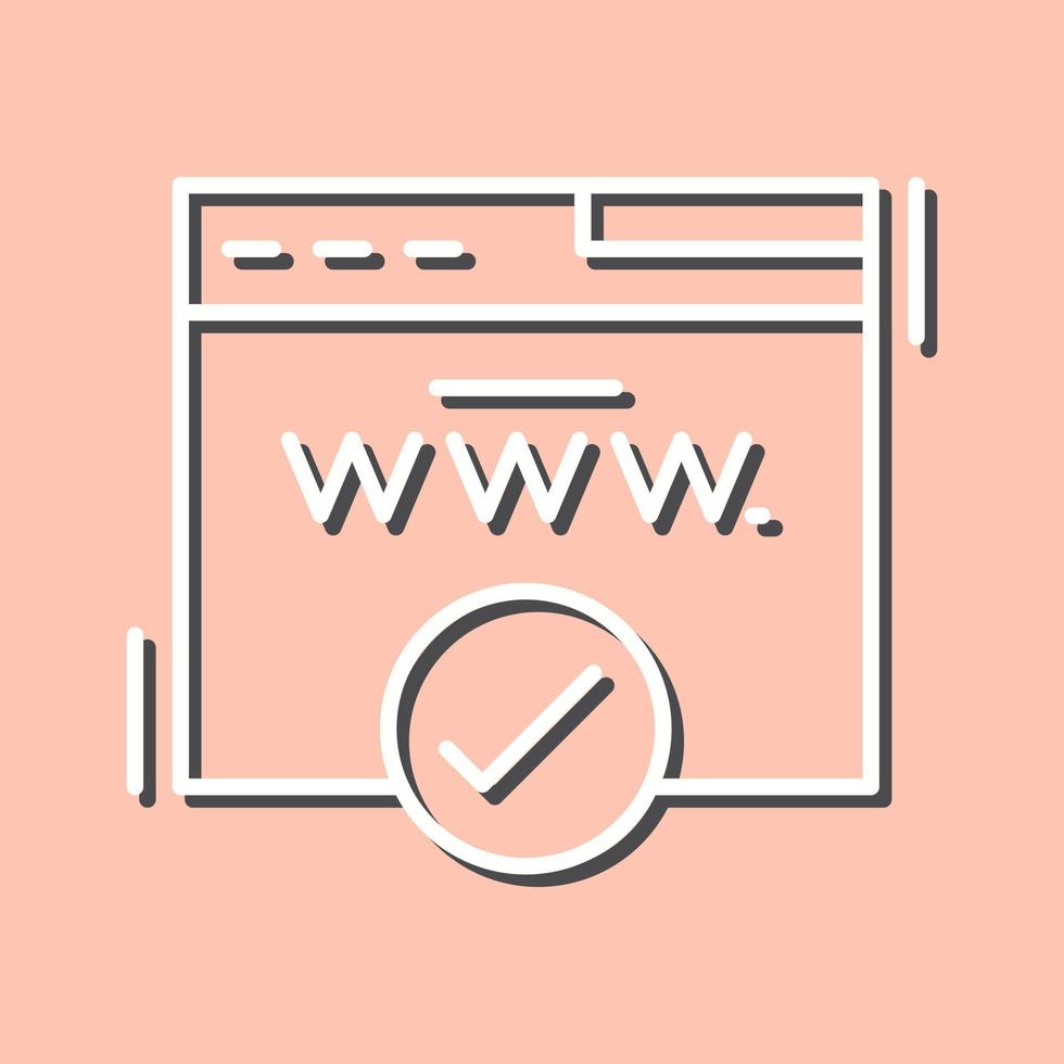 Domain Vector Icon