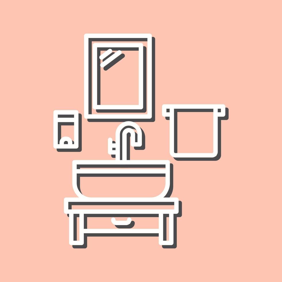 Washbasin Vector Icon