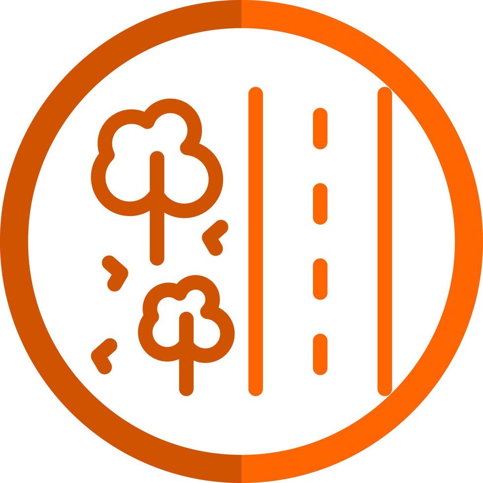 Roadside Vector Icon Design
