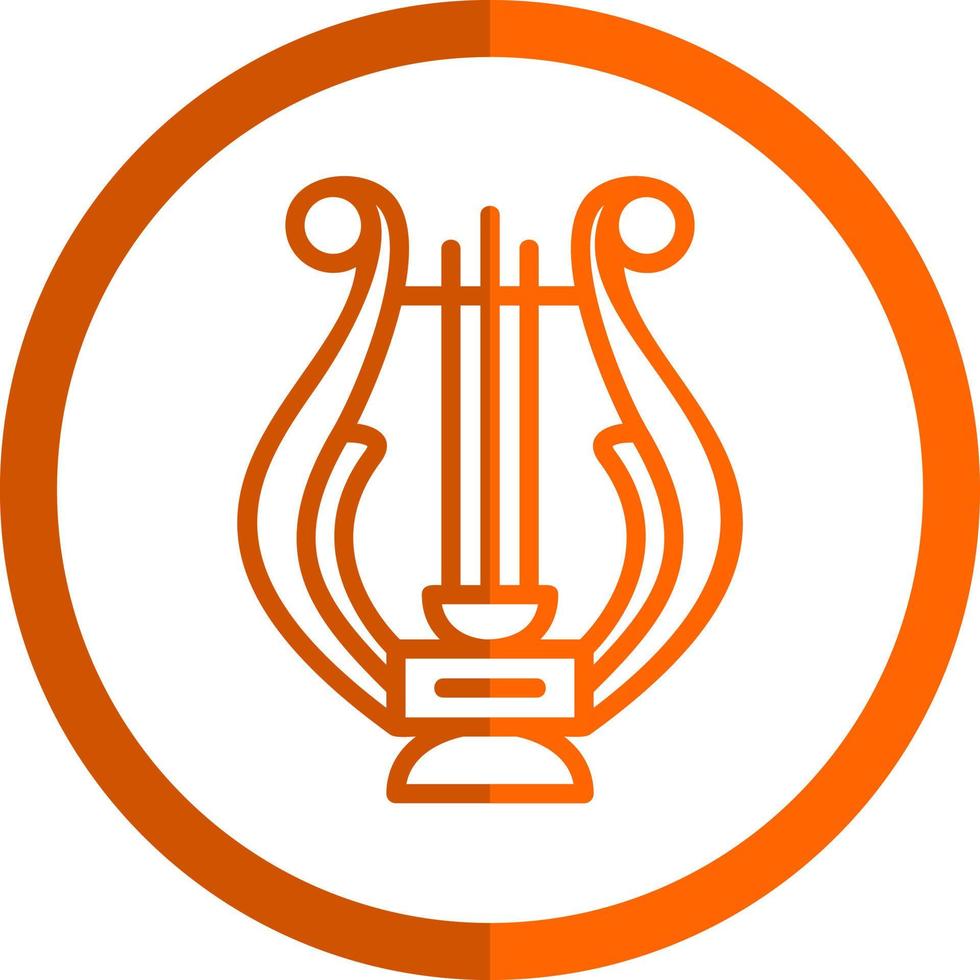 Lyre Vector Icon Design