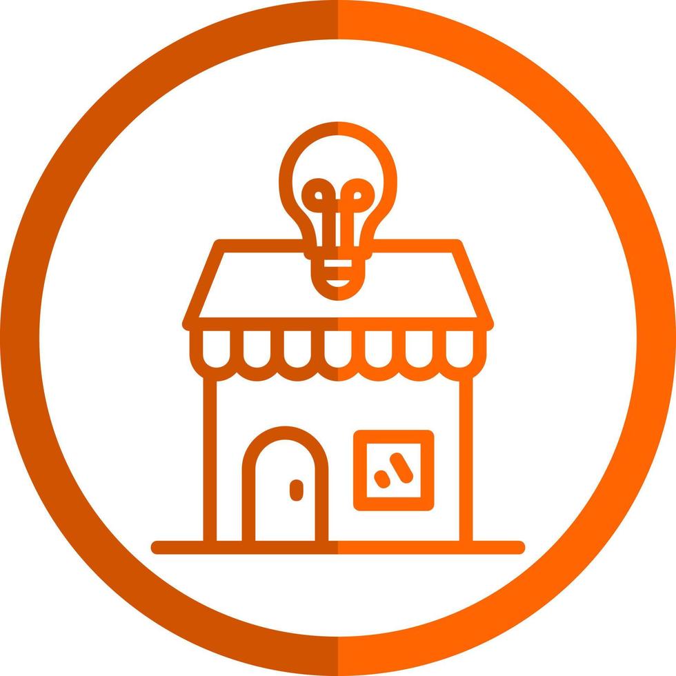 Electronics Shop Vector Icon Design