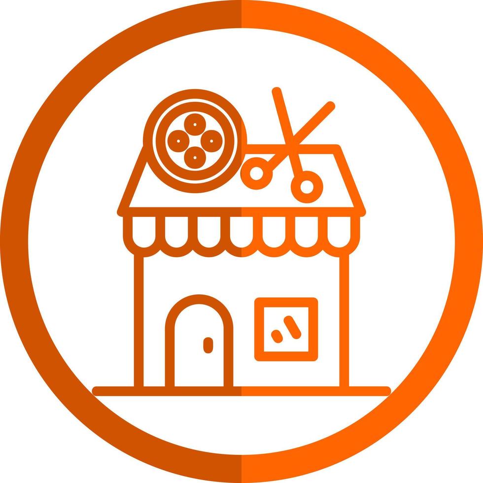 Tailor Shop Vector Icon Design