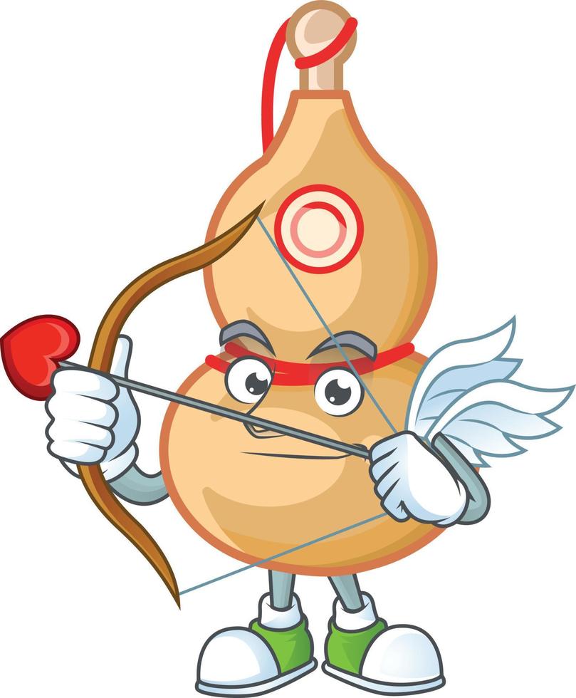 Chinese wine bottle cartoon character style vector