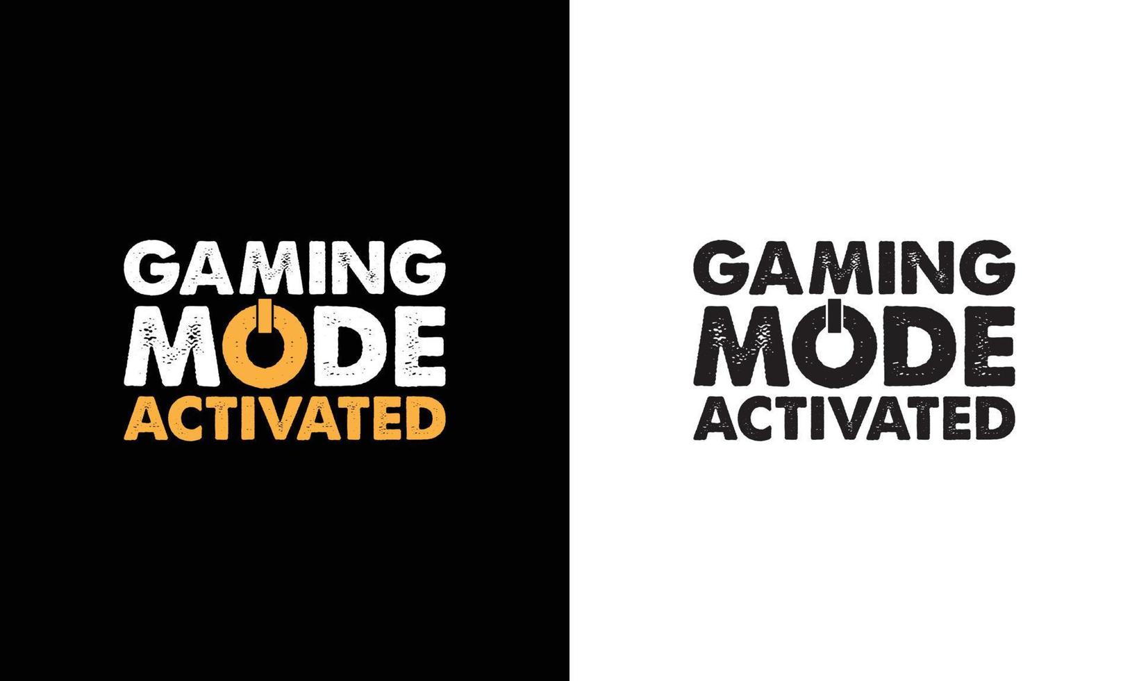 Gaming Quote T shirt design, typography vector