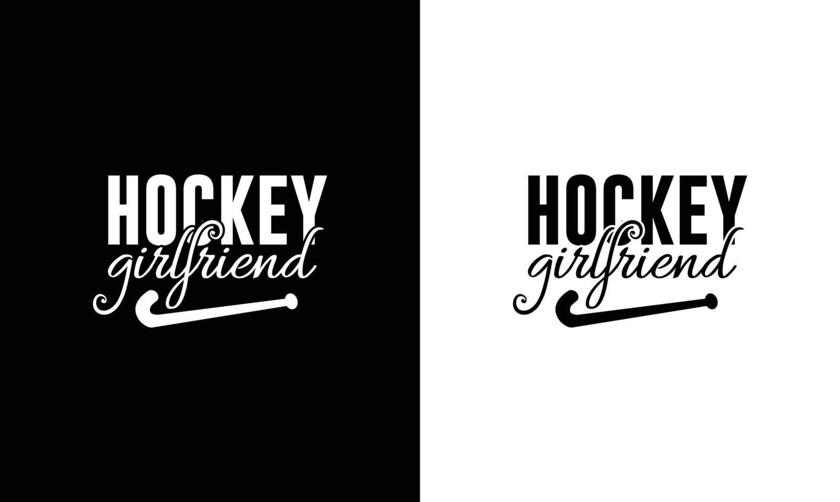 Hockey Quote T shirt design, typography vector