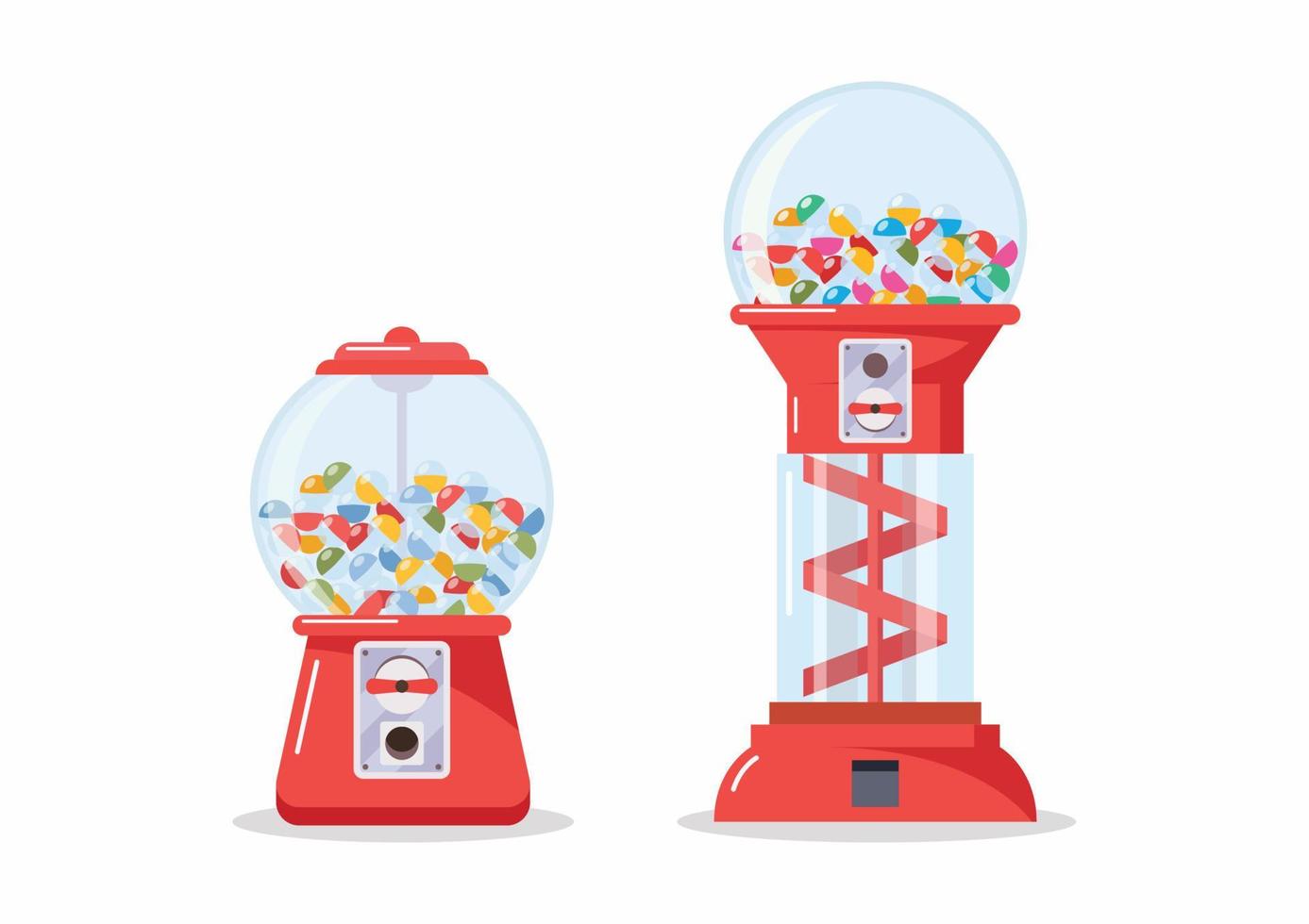 Toy vending machines vector