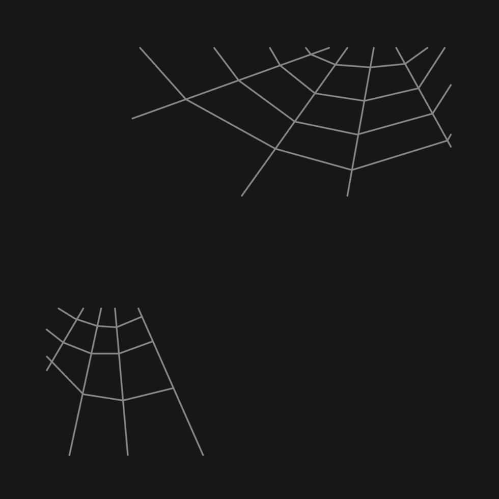 Web spider cobweb vector