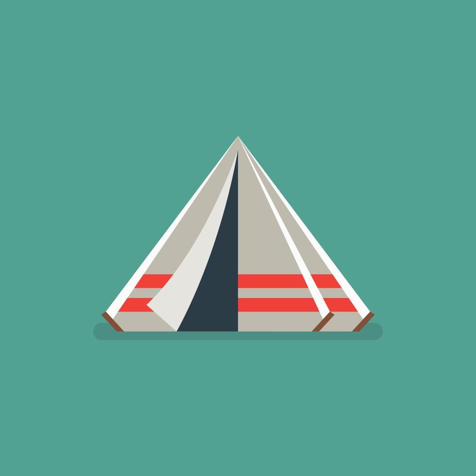 Camping tent vector illustraton