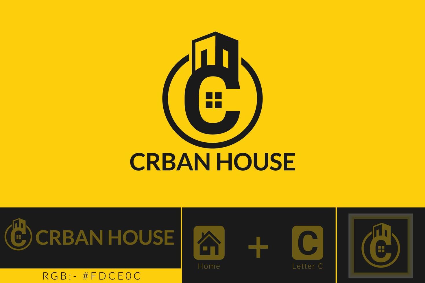 C Letter - Real Estate and Architecture Branding Identity logo templates vector