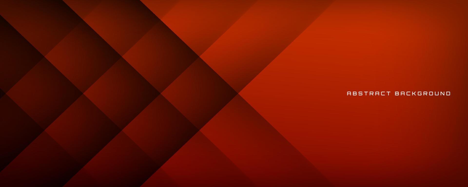 3D brown geometric abstract background overlap layer on dark space with cutout effect decoration. Minimalist graphic design element rhomb style concept for banner, flyer, card, cover, or brochure vector