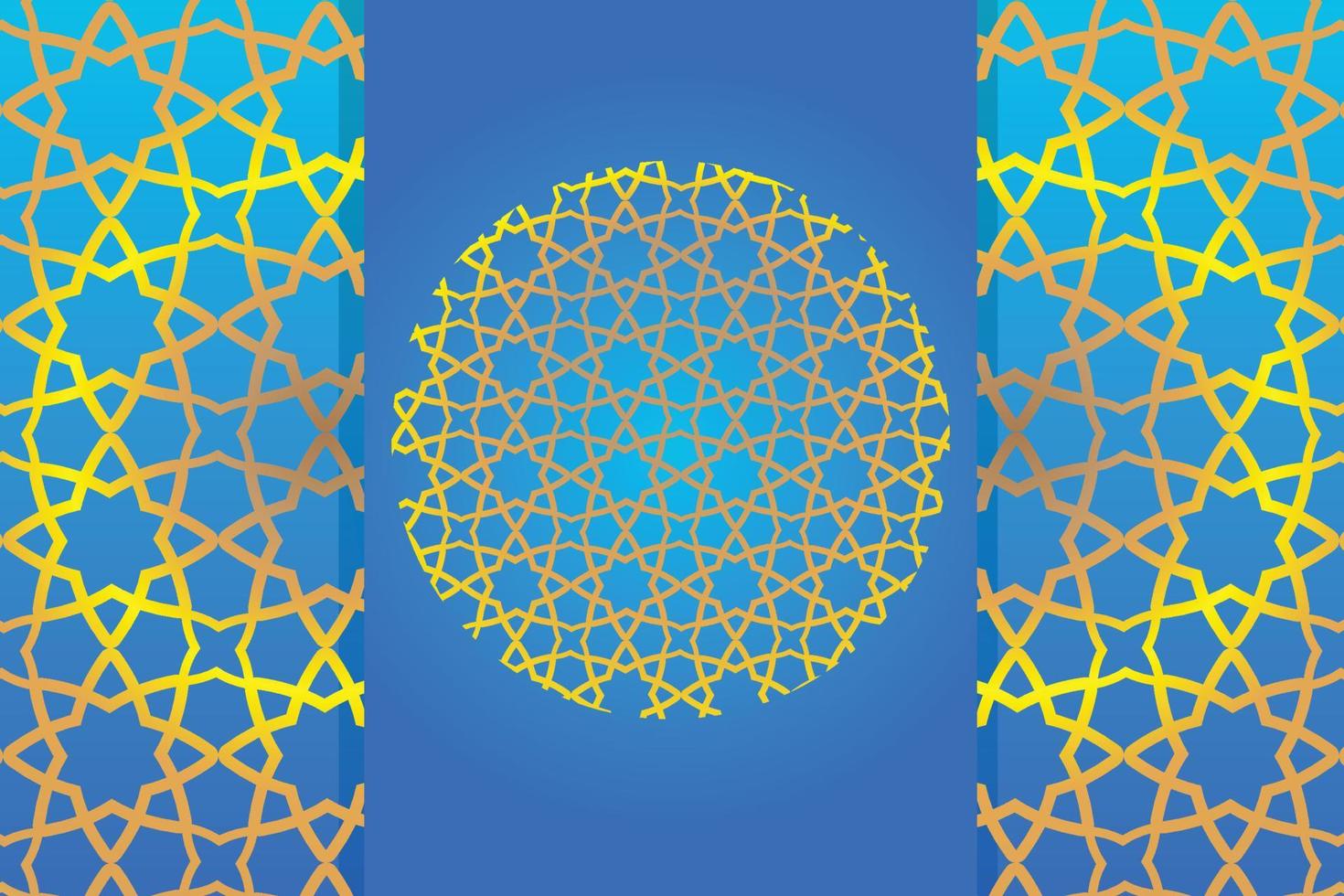 vector Flat arabic pattern background
