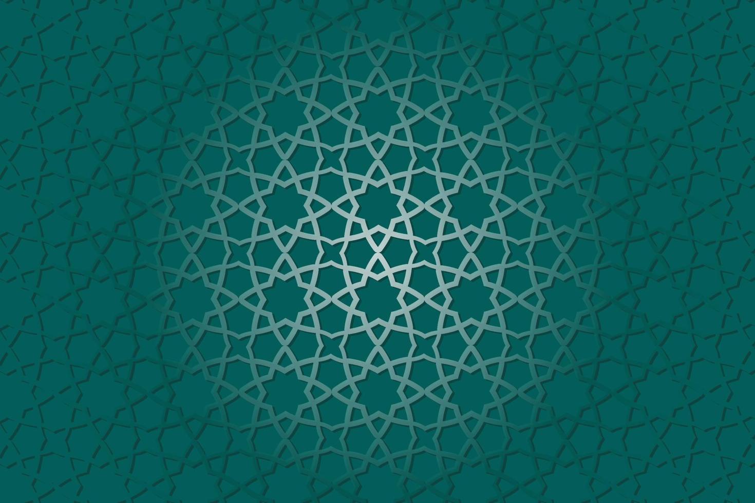 vector Flat arabic pattern background