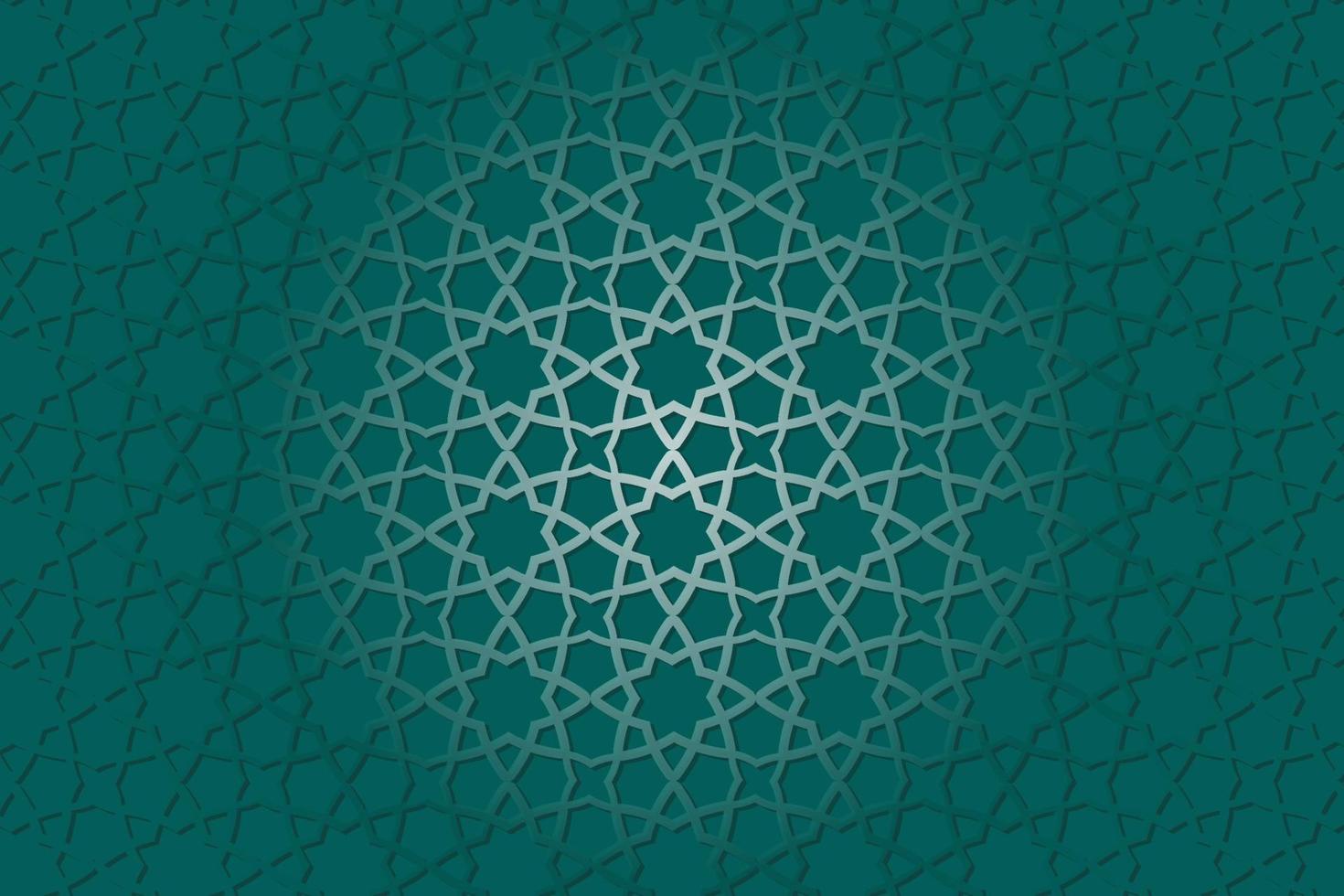 vector Flat arabic pattern background