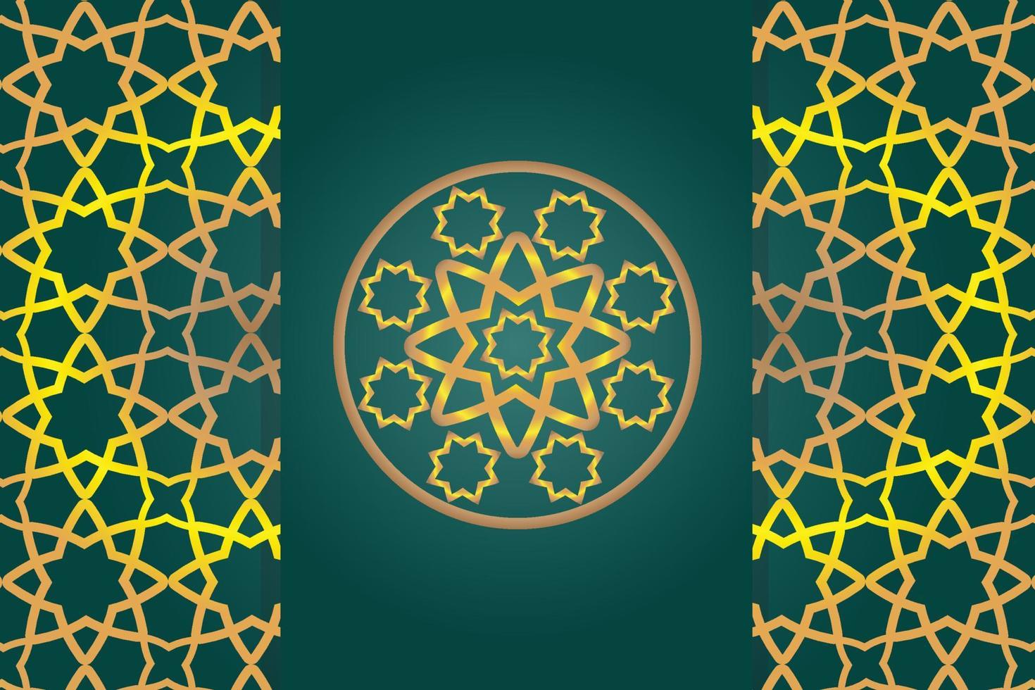 vector Flat arabic pattern background