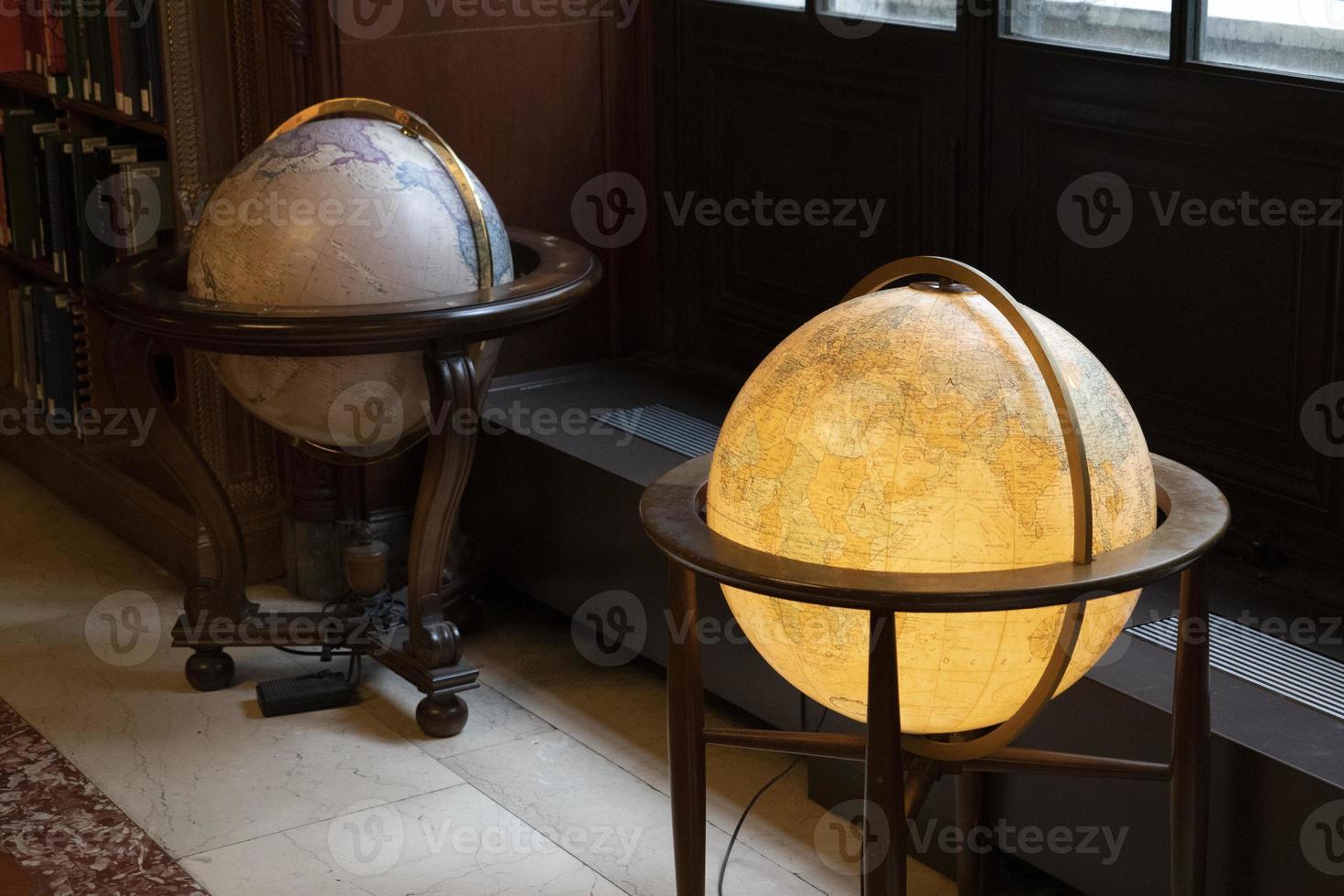 Old Earth globe photo