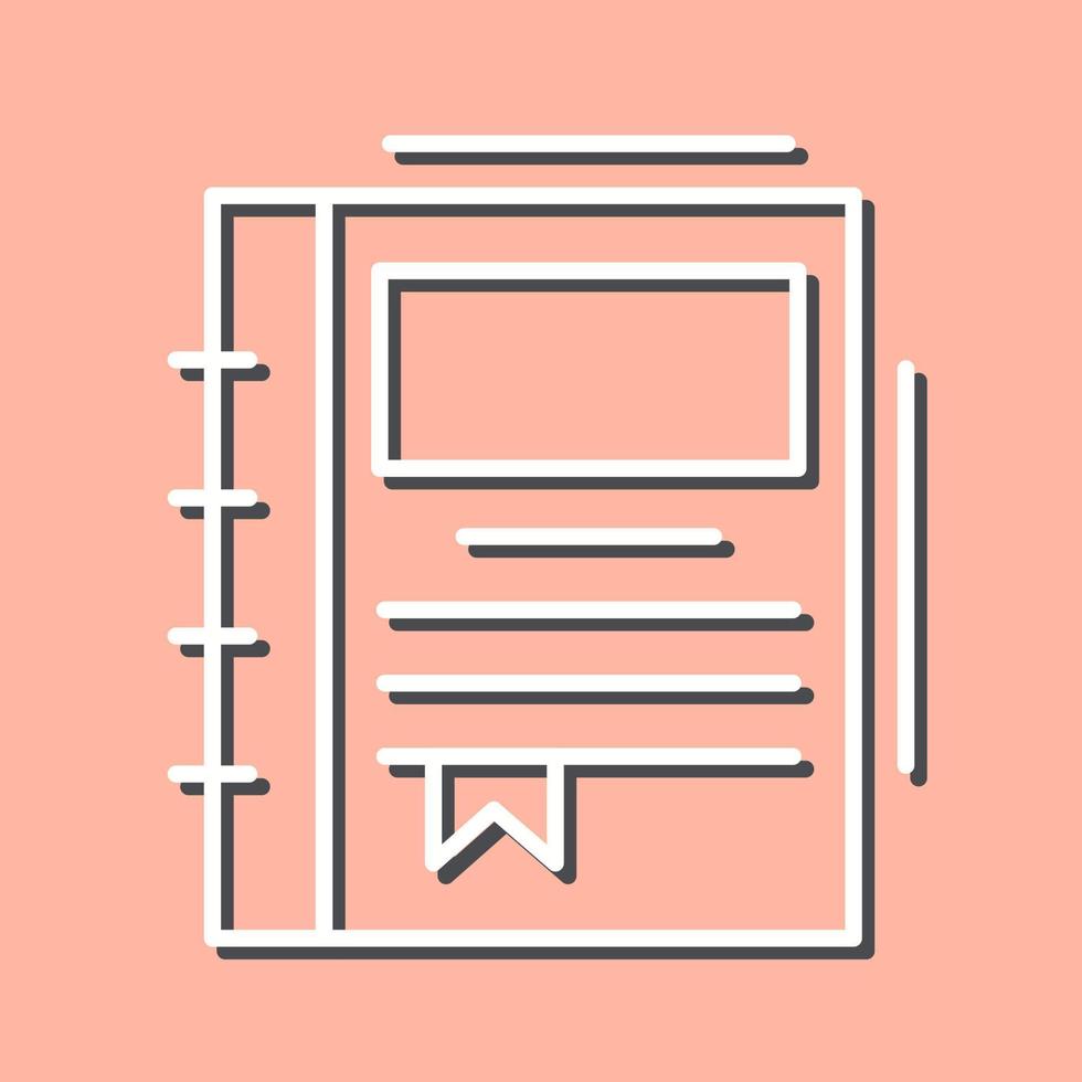 Spring Notebook Vector Icon
