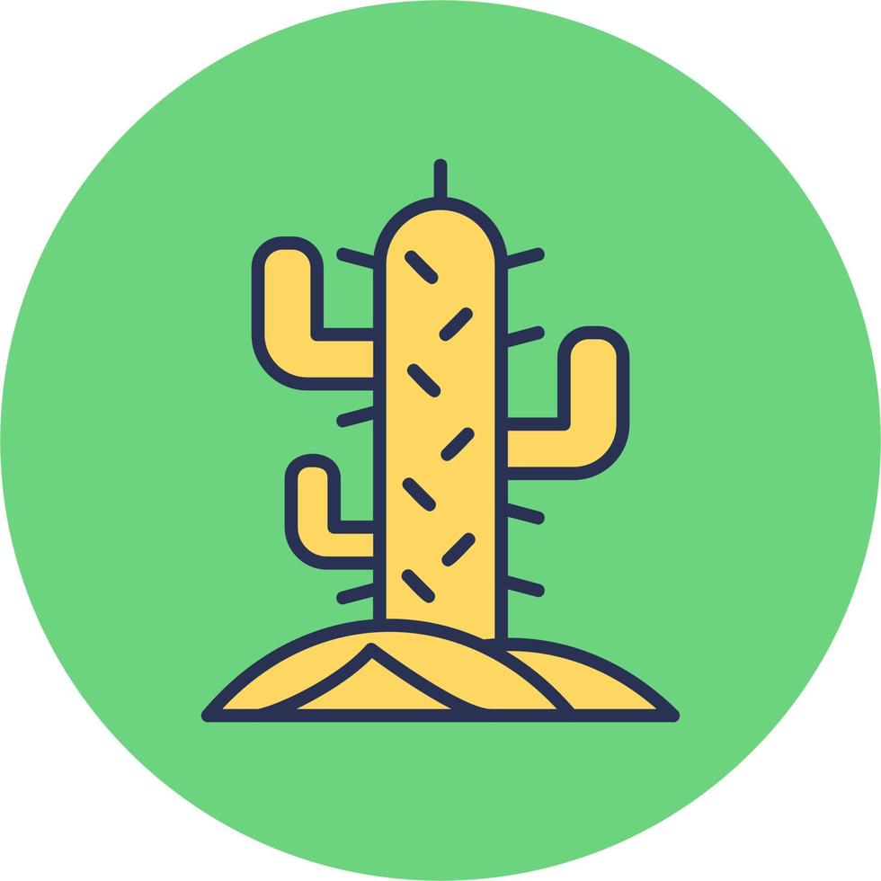 icono de vector de cactus