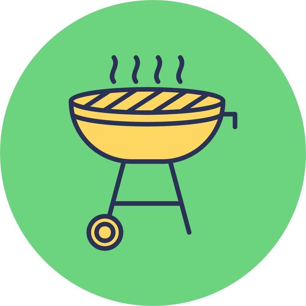 BBQ Grill Vector Icon