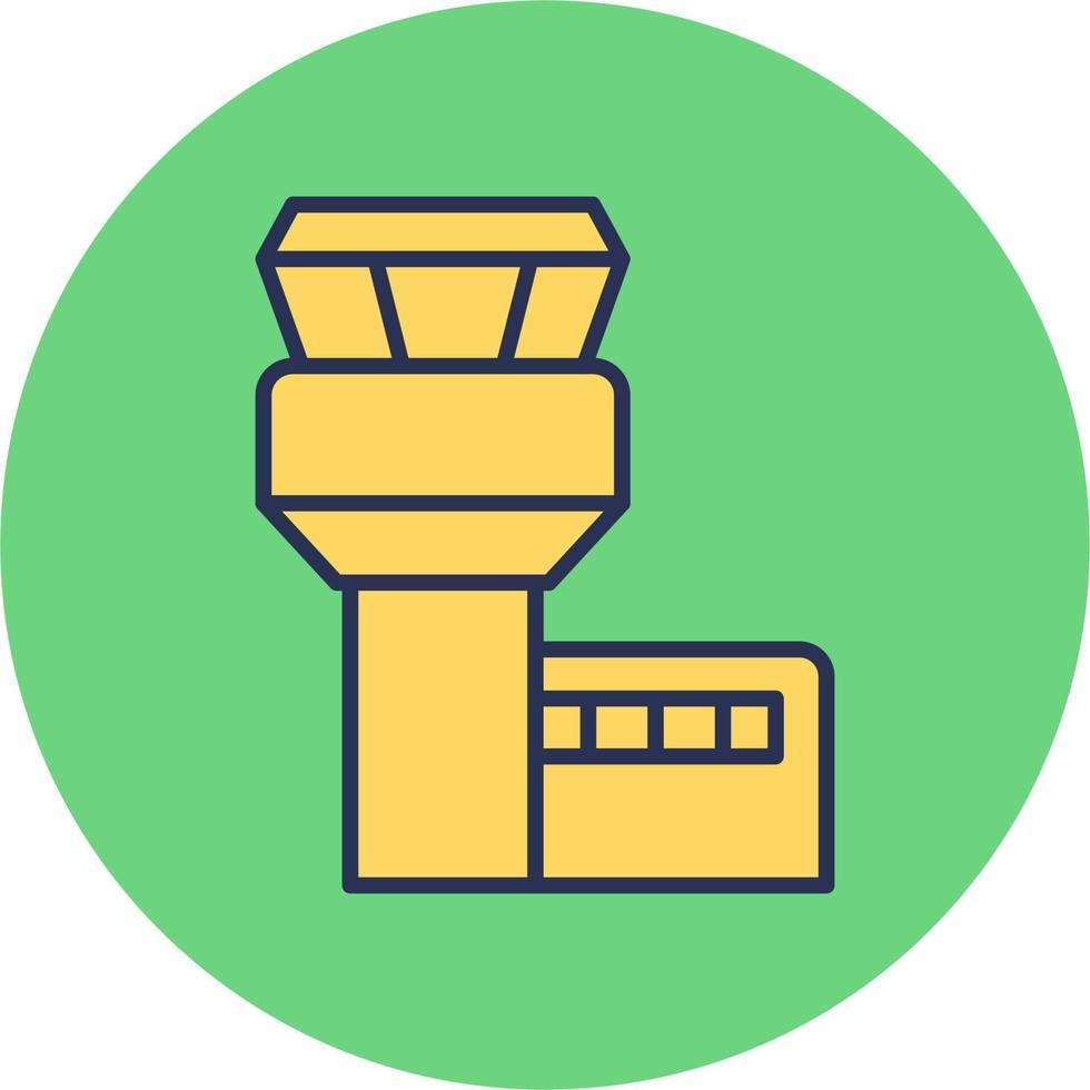 Control Tower Vector Icon